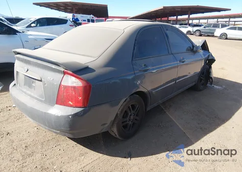 2004 Kia Spectra Ex/Lx z USA, uszkodzony, nr VIN KNAFE122545043433